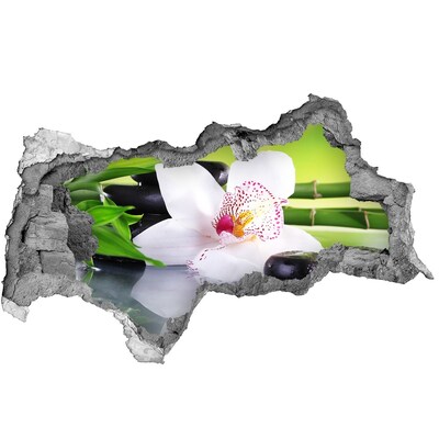 3D Wandtattoos Mauerdurchbruch Eine blühende Oase der Ruhe