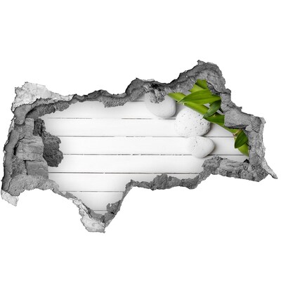 Wandbilder 3D Mauerdurchbruch Eine grüne Oase aus Beton