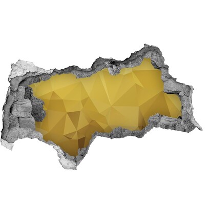 3D Wandtattoos Mauerdurchbruch Der goldene Riss in der Wand