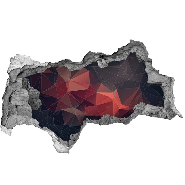 3D Wandtattoos Mauerdurchbruch Abstraktes Loch in der Wand