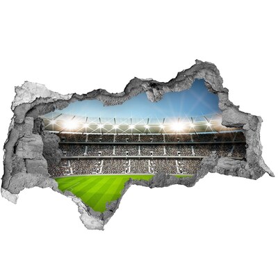 Wandtattoos Mauerdurchbruch Das Fußballstadion in Aktion