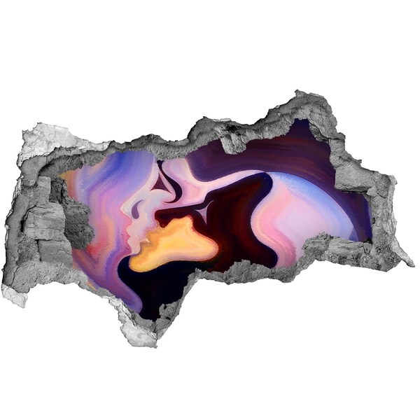 Wandtattoos Mauerdurchbruch Sinnliche Gesichter der Liebe