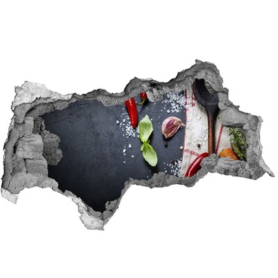 3D Wandtattoos Mauerdurchbruch Eine Küche voller Geschmack