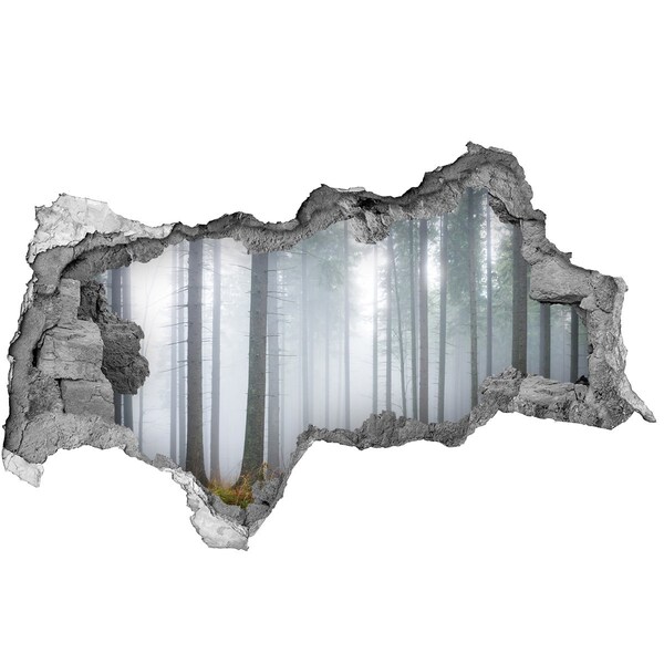 Mauerdurchbruch Aufkleber Nebelwald