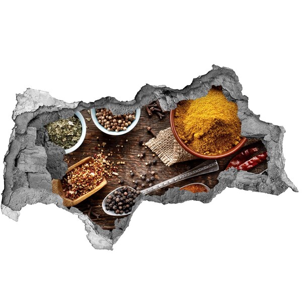 Wandtattoos Mauerdurchbruch Küchengewürze