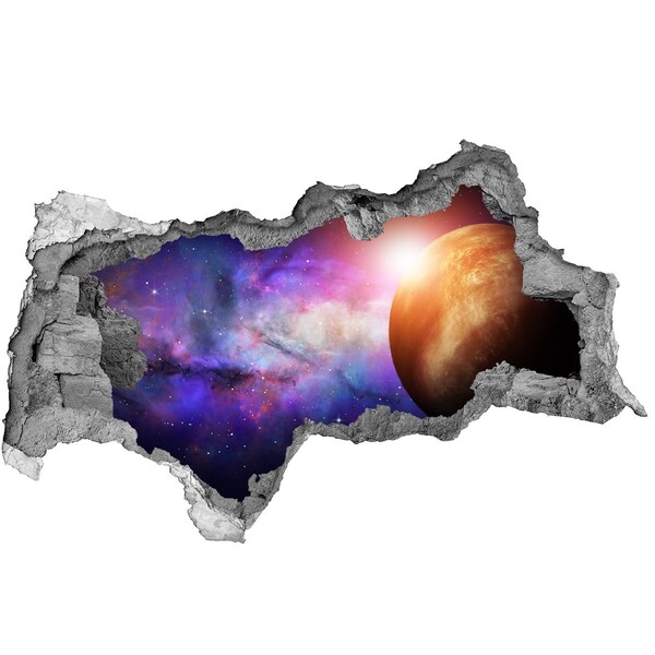 Wandtattoos Mauerdurchbruch Weltraumabenteuer