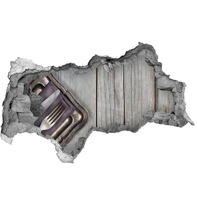 Wandbilder 3D Mauerdurchbruch Ein charmantes Esszimmer im Landhausstil