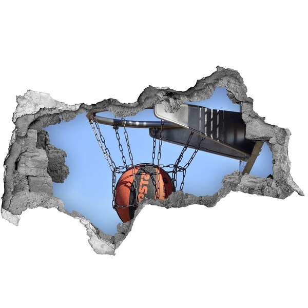 Wandtattoos Mauerdurchbruch Basketballwurf in Aktion