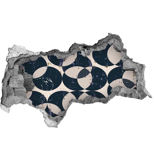 3D Wandtattoos Mauerdurchbruch Modernes Loch-in-der-Wand-Design