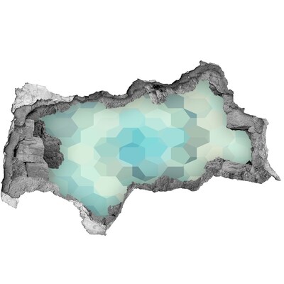 3D Wandtattoos Mauerdurchbruch Wasserspiegelungen im Beton