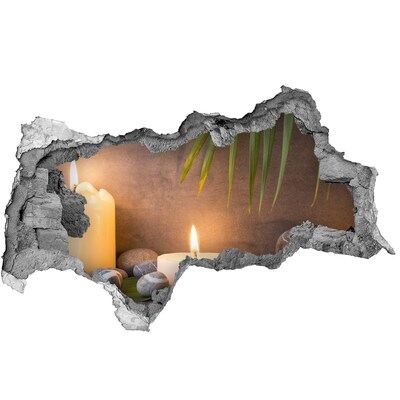 Wandbilder 3D Mauerdurchbruch Entspannende Spa-Ecke