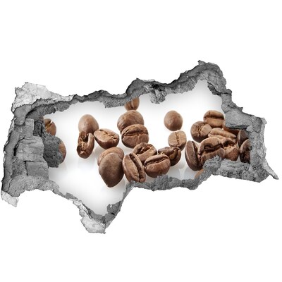 Wandbilder 3D Mauerdurchbruch Kaffee im Herzen der Mauer