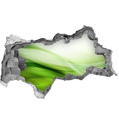 Wandtattoos Mauerdurchbruch Grünfläche hinter dem Loch