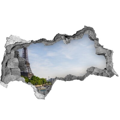 3D Wandtattoos Mauerdurchbruch Der Eiffelturm in Paris