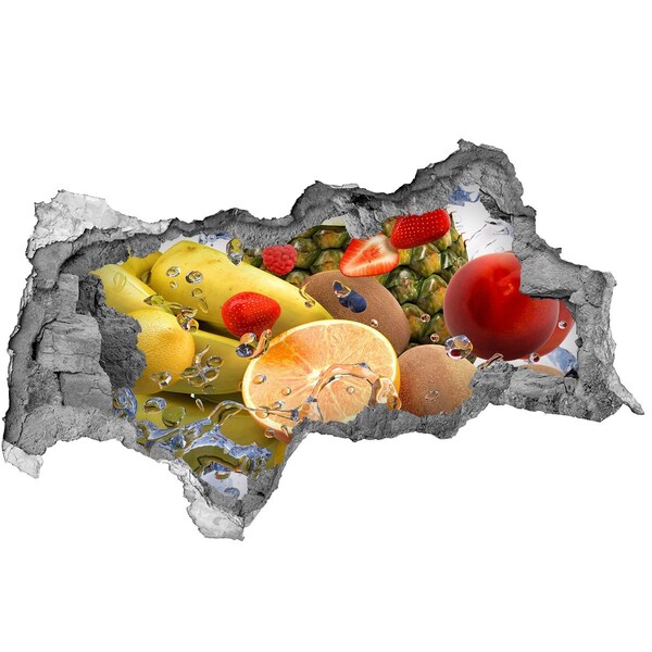 Wandtattoos Mauerdurchbruch Das Fruchtparadies hinter der Mauer