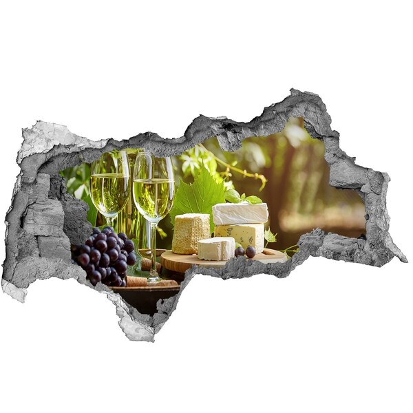 Wandtattoos Mauerdurchbruch Käsegenuss in der Sonne