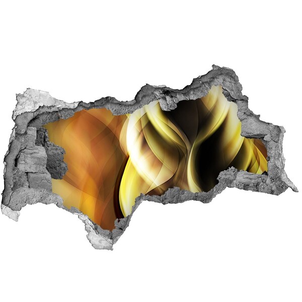 Wandbilder 3D Mauerdurchbruch Abstraktes Loch in der Wand