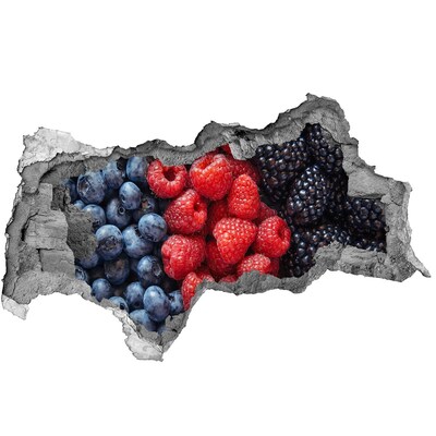 Mauerdurchbruch Aufkleber Fruchtparadies in der Mauer