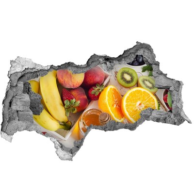 Mauerdurchbruch Aufkleber Fruchtparadies mit Honig