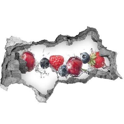 Mauerdurchbruch Aufkleber Fruchtwasserfall