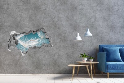 Wandtattoos Mauerdurchbruch Blumenträume hinter der Mauer