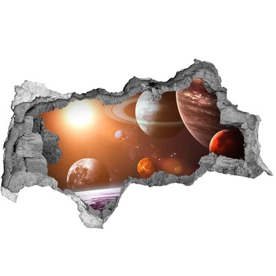 Wandtattoos Mauerdurchbruch Weltraumabenteuer