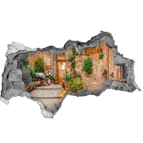 Mauerdurchbruch Aufkleber Eine bezaubernde Stadt in Italien