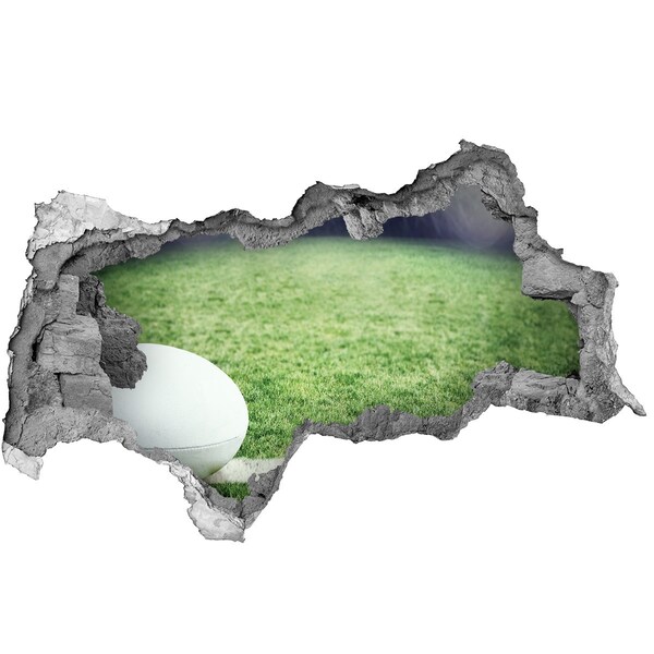 Wandtattoos Mauerdurchbruch Rugby auf dem Spielfeld