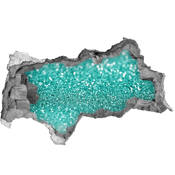 Wandbilder 3D Mauerdurchbruch Sprudelwasser aus einem kleinen Laden
