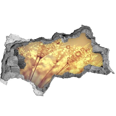 Mauerdurchbruch Aufkleber Goldene Wiesen im Sonnenlicht