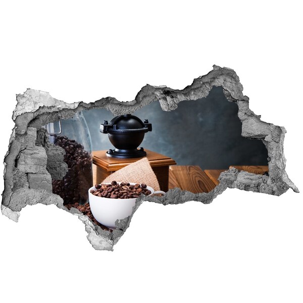 Wandtattoos Mauerdurchbruch Kaffee im heimischen Café