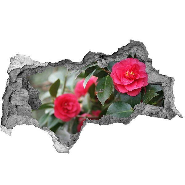 Wandtattoos Mauerdurchbruch Blumengarten aus Beton