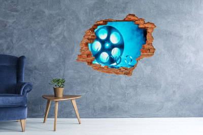 Wandtattoos Loch Kino in Aktion