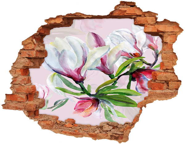 Wandtattoos Loch Ein Blumenparadies hinter der Mauer