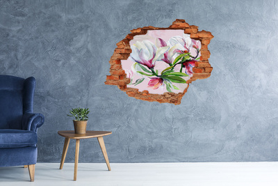 Wandtattoos Loch Ein Blumenparadies hinter der Mauer