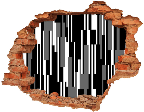 Wandtattoos Loch in der Wand Moderne Kunst an der Wand