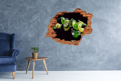 3D Loch Aufkleber Ein spritziger Frischekick