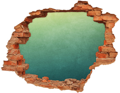 Wandtattoos 3D Optik Loch Eine Bucht in den Tropen