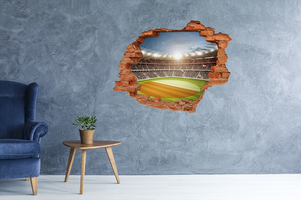 Wandtattoos 3D Optik Loch Das Stadion in Aktion