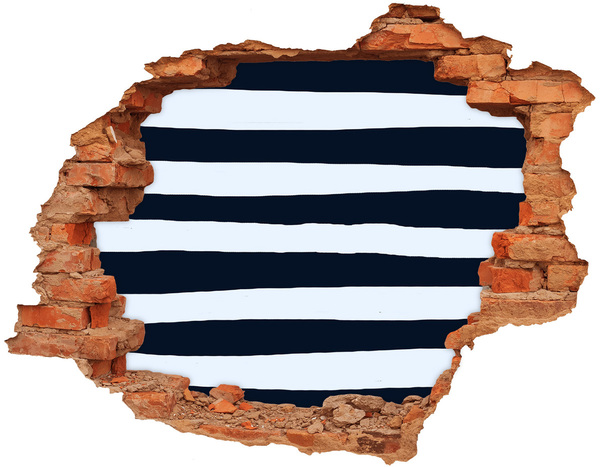 Wandtattoos 3D Optik Loch Durchbruch in die Tiefen des Meeres