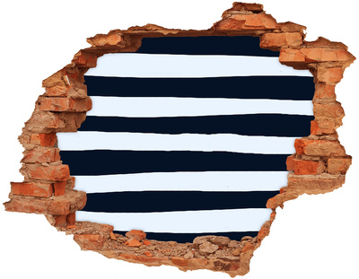 Wandtattoos 3D Optik Loch Durchbruch in die Tiefen des Meeres