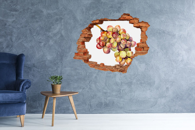 Wandtattoos Loch in der Wand Obst in einem kleinen Laden