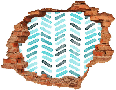 Wandtattoos 3D Optik Loch Interieur im modernen Stil