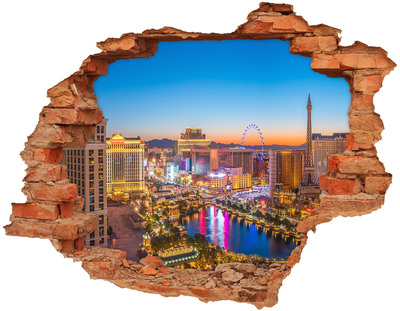 Wandtattoos Loch in der Wand Las Vegas bei Nacht