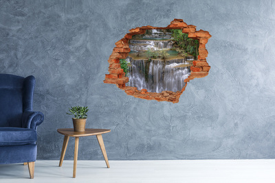 Wandtattoos Loch in der Wand Wasserfall im Dschungel