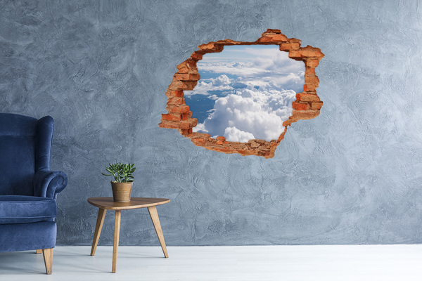 Wandtattoos Loch Wolken am Himmel