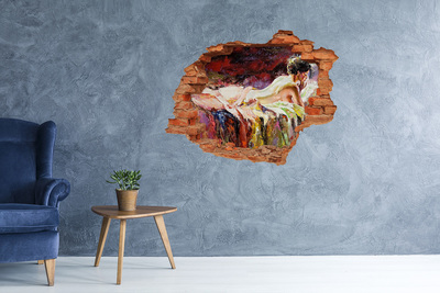 Wandtattoos Loch Malerische Berglandschaft