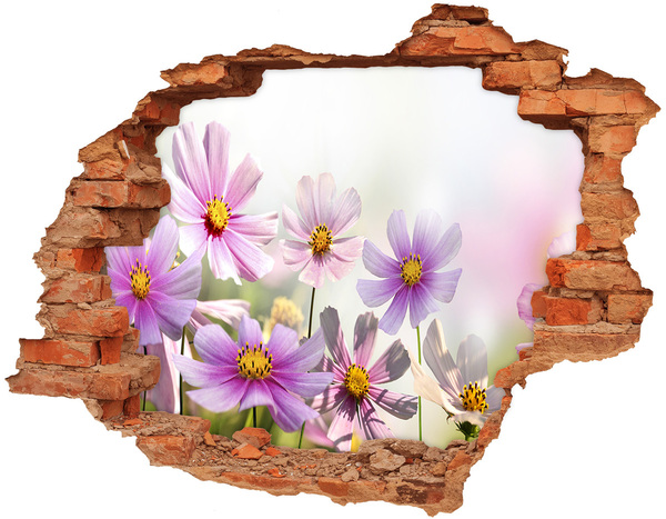 Wandtattoos Loch Ein Blumenparadies hinter der Mauer