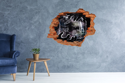 Wandtattoos Loch Schmetterlinge in einem magischen Raum