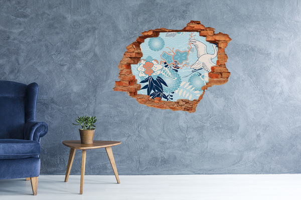 Wandtattoos Loch in der Wand Die Unterwasserwelt der Korallen